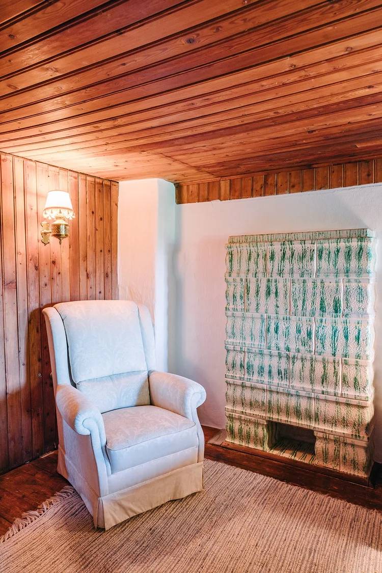 Reading nook in the Double Room With Balcony